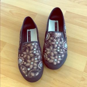 Unworn alice + olivia Jacquard sneakers